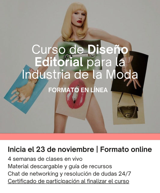 Curso de Diseño Editorial para la Industria de la Moda